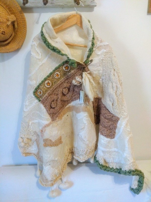 Producto - Pashmina chal XL India verde bosque