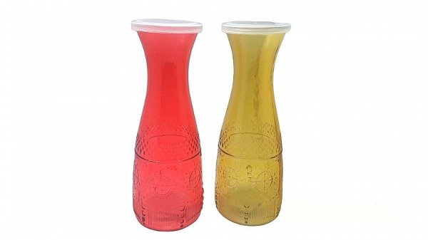 Producto - JARRA AGUA O FLORERO COLOR CON TAPA PLASTICA