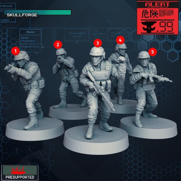 Producto - Soldado Genoma 2 c/u - Metal Gear Solid