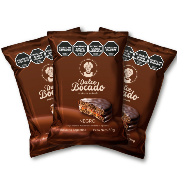 Producto - Alfajor Dulce Bocado de chocolate semi amargo x 12 unidades