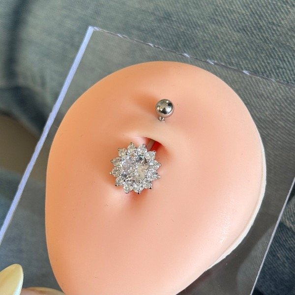 Producto - Piercing de ombligo: circulo grande