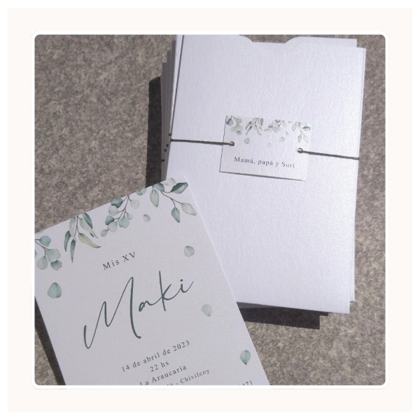 Producto - Invitaciones impresas con estuche - 2