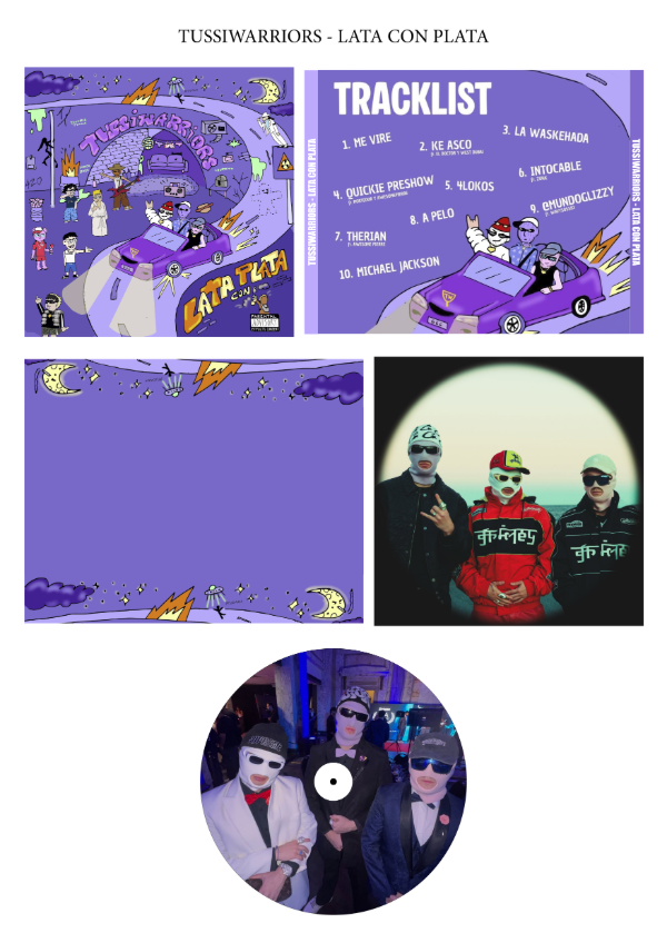 Producto - Tussiwarriors "Lata con Plata" CD Custom