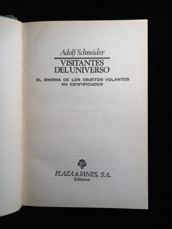 Producto - Visitantes del Universo - Adolf Schneiders - 2
