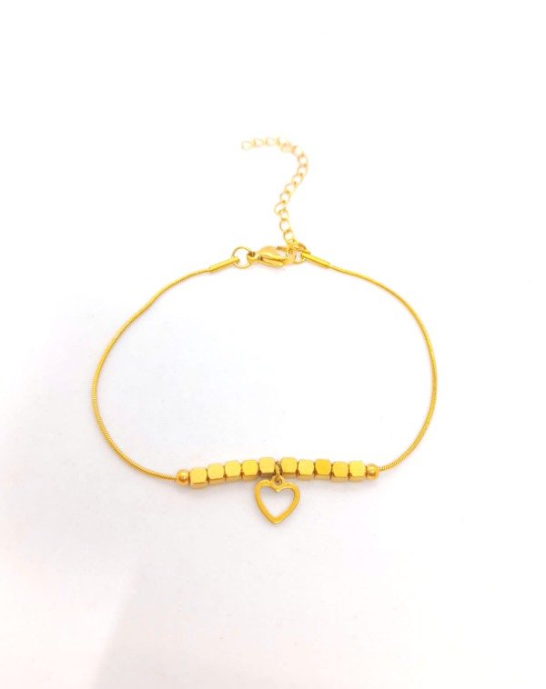 Producto - Pulsera fina con dije corazón