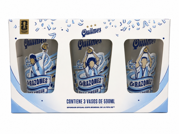 Producto - Vasos Quilmes Edición Mundial