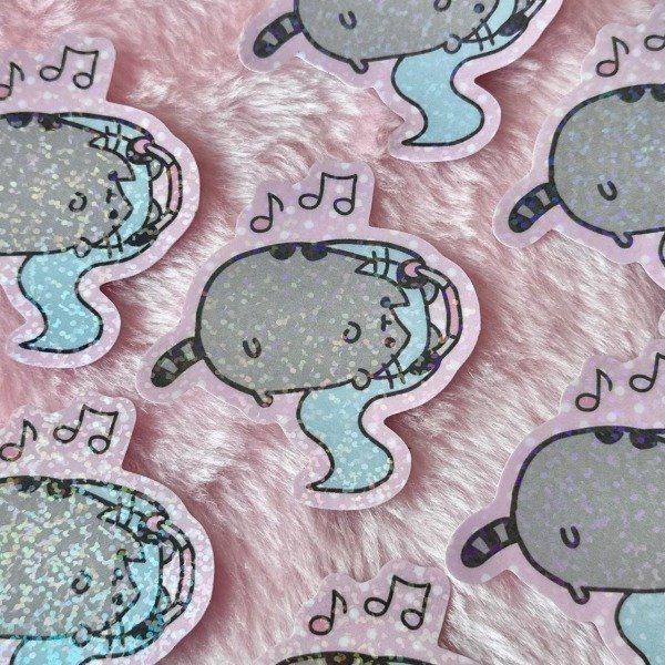Producto - Sticker Pusheen Miku