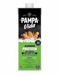 Producto - Leche de Almendras c/ proteina PAMPA VIDA X 1lt - Bebida vegetal