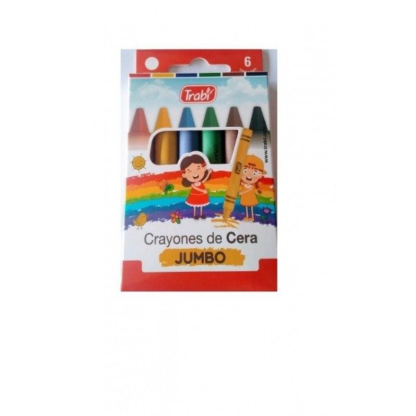 Producto - CRAYON TRABI JUMBO X 6U