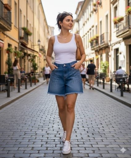 Producto - SHORT ESPECIAL BRILLO AZUL