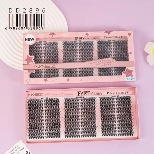 Producto - PESTANAS DIY EN RACIMO 30DPRO+40DPRO+50DPRO 0.07D MIX NAEZ