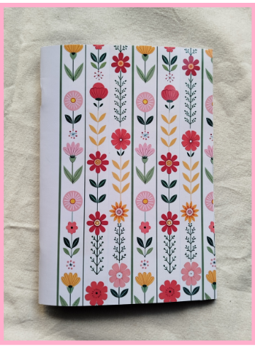 Producto - Cuaderno flexible abrochado - Modelo Delicadeza