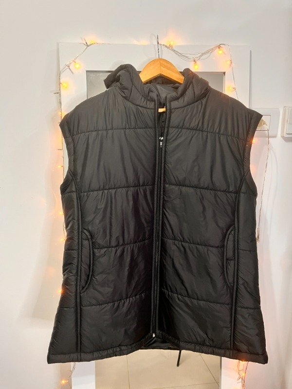 Producto - Chaleco Negro Talle XL 120 cm Contorno  - Transferencia 35.000 PROMO