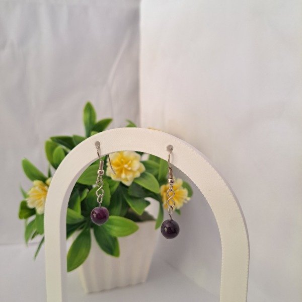 Producto - Aros Colgante Amatista