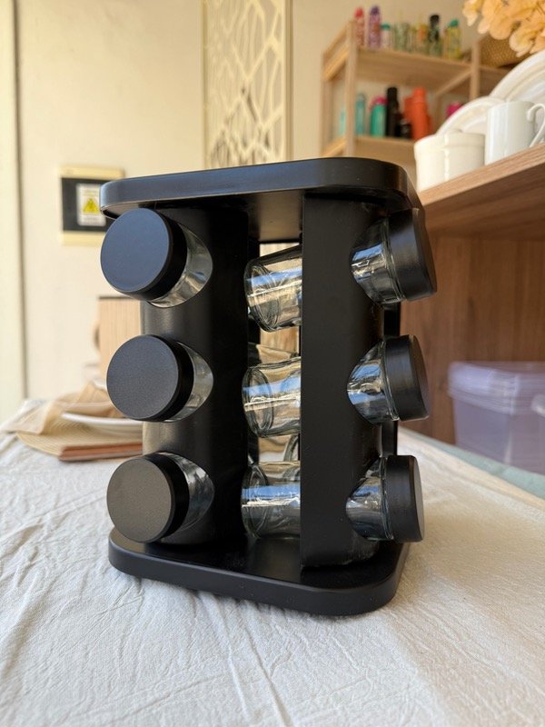 Producto - ESPECIERO GIRATORIO NEGRO x12