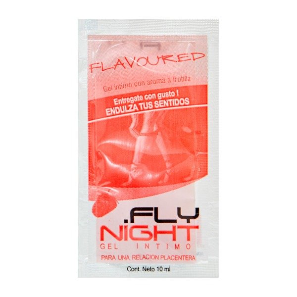 Producto - GEL LUBRICANTE FLY NIGHT FLAVOURED FRUTILLA 10ml