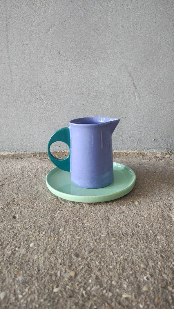 Producto - Jarra chica lila y verde