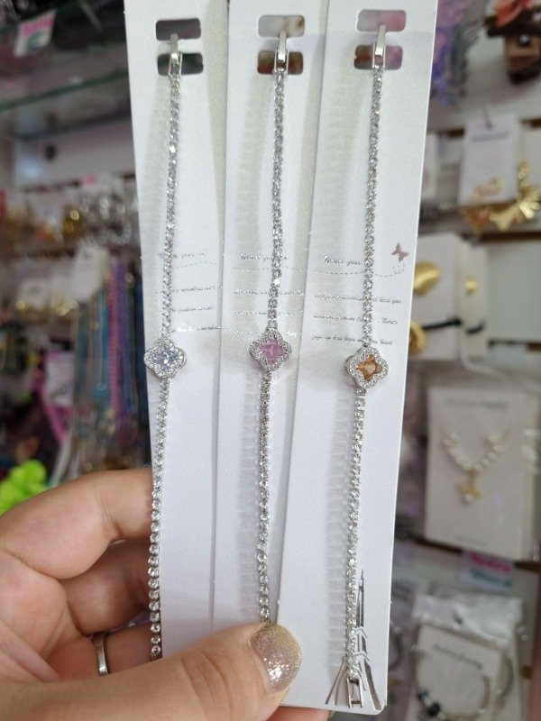 Producto - Pulsera Strass con dije Trebol - 2