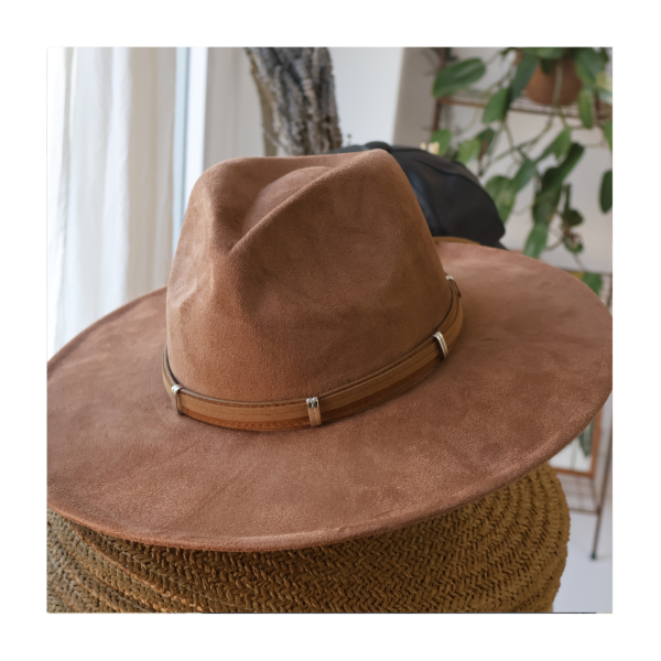 Producto - Sombrero Fedora Gamuza - 0