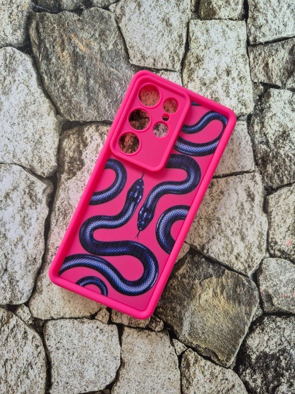 Producto - Funda silicone soft diseño Samsung S25 Ultra fucsia