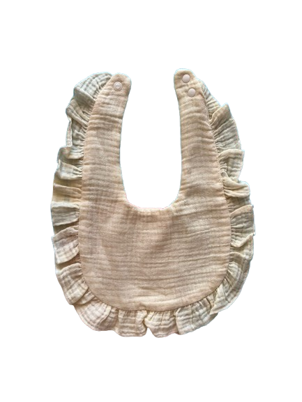 Producto - Baberos para Niñas Muselina Natural liso