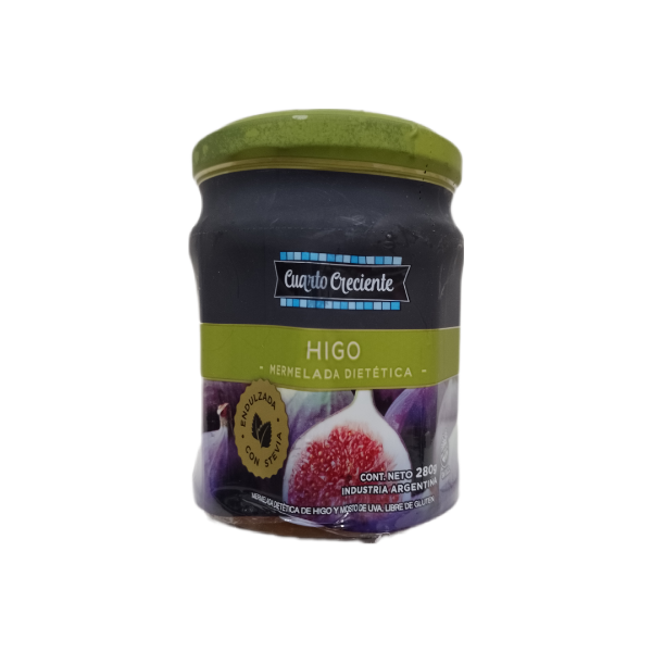 Producto - Mermelada higo con stevia Cuarto Creciente x280grs