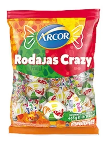 Producto - RODAJAS CRAZY CARAMELO X465gr