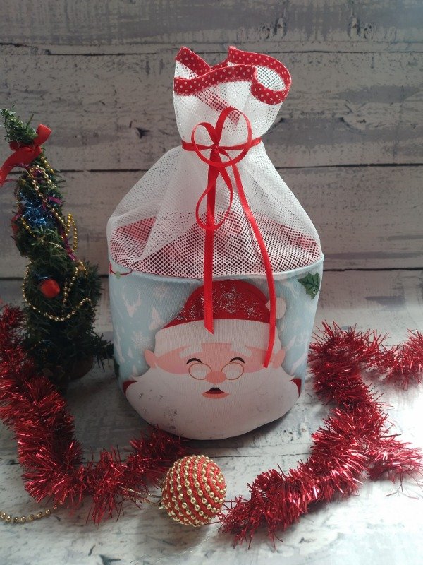 Producto - Cubre pan dulce Cara de Papá  Noel