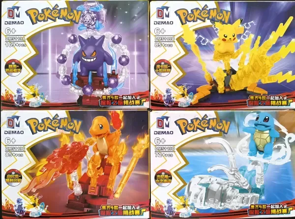 Producto - Figuras Para Armar Bloques Pokémon Pack X 4