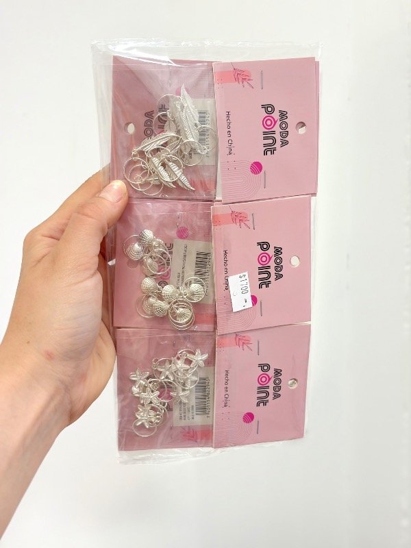 Producto - Cuff para trenza oceano pack x10
