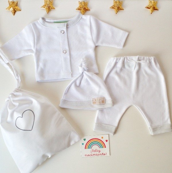 Producto - Ajuar Prematuro en Bolsita de Tela