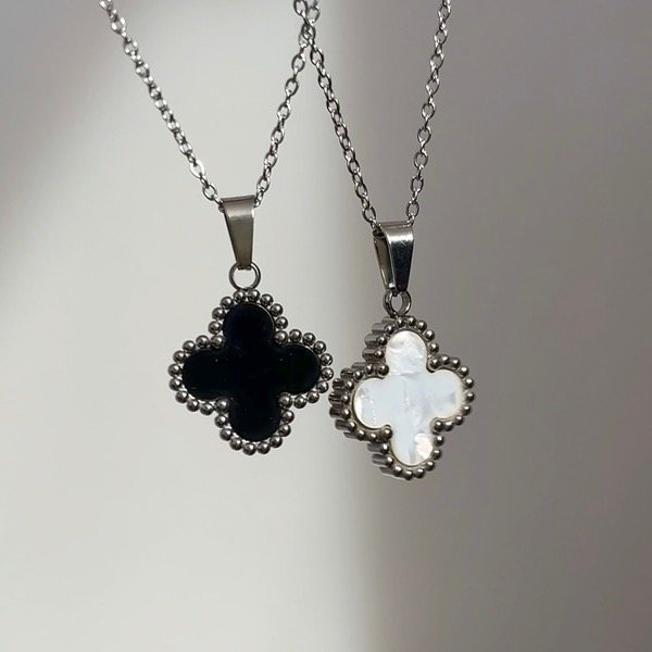 Producto - Collar V. Cleef Blanco AQ (Trebol)