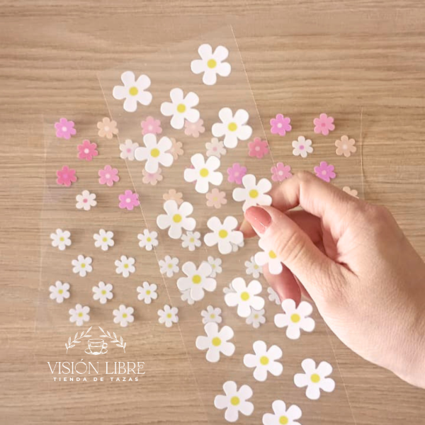 Producto - Stickers Florcitas 8x23cm - 4