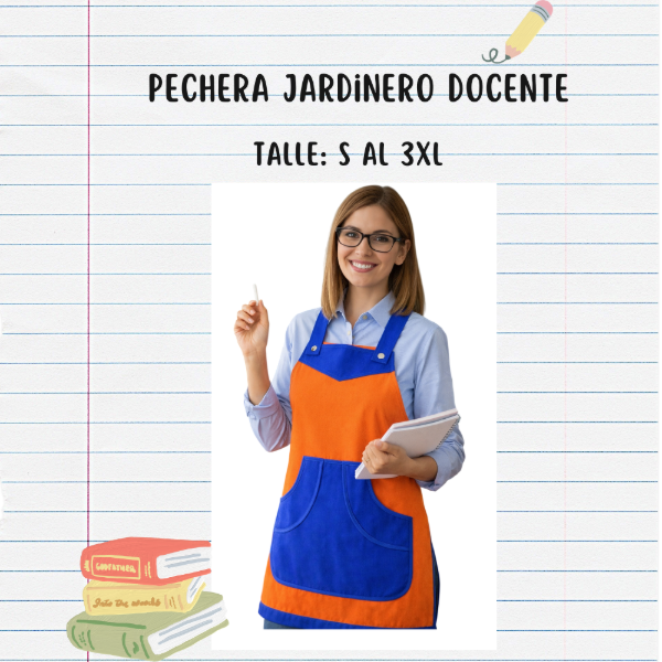 Producto - Pechera Jardinero Docente