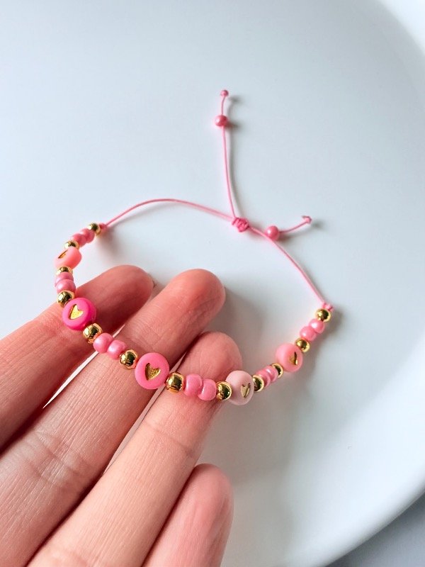 Producto - Pulsera pink hearts