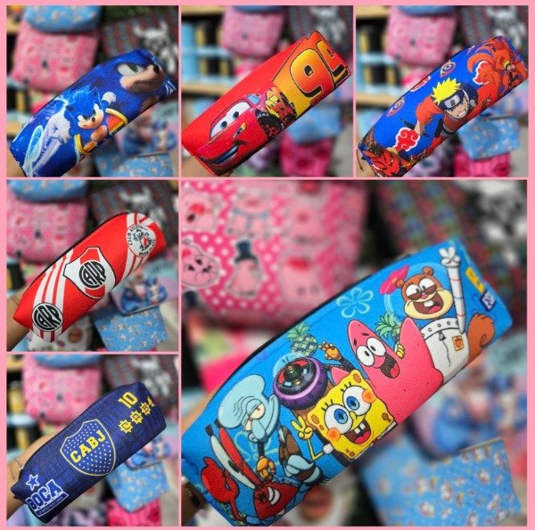 Producto - Cartucheras de neoprene diferentes diseños 3