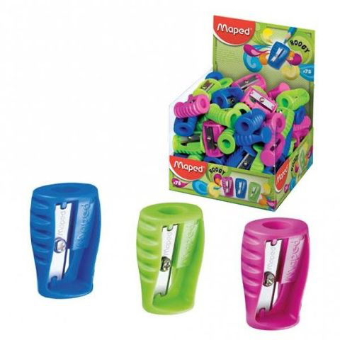 Producto - SACAPUNTA PLASTICO BOOGY MAPED