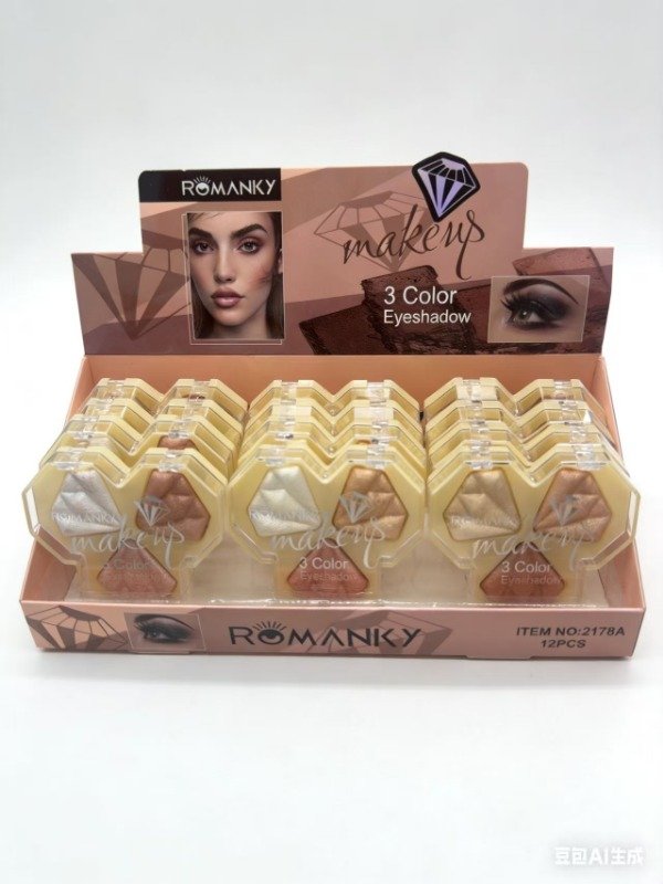 Producto - PALETA SOMBRA DIAMANTE 3C ROMANKY CH07 2178A