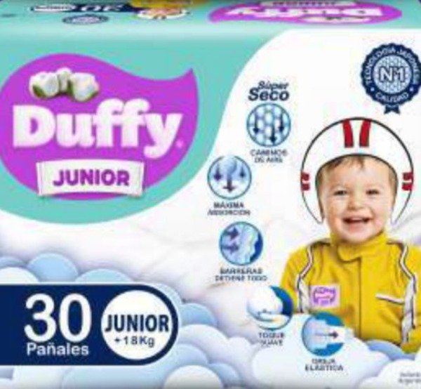 Producto - Pañales Duffy Junior x30 +18kg
