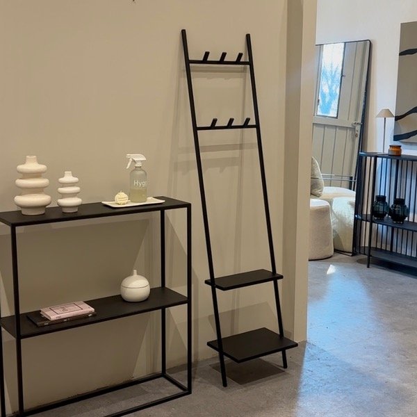 Producto - Perchero escalera estantes