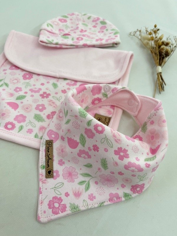 Producto - Set miniflores rosas