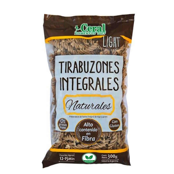 Producto - Tirabuzón Integral Natural Ceral 300gr