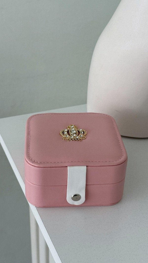 Producto - Alhajero Bali con broche y coronita 11x11cm - 2