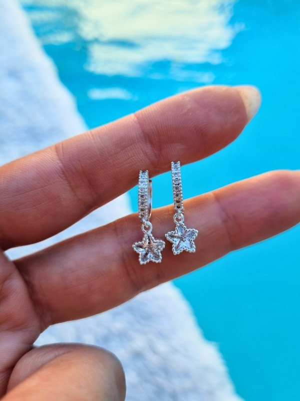Producto - ARGOLLITAS AB MICROPAVE ESTRELLA COLGANTE