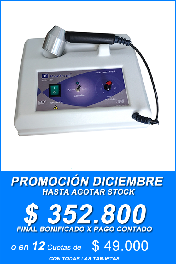 Producto - Ultrasonido Profesional Kinesiológico de 1 mhz - marca KERTRAN
