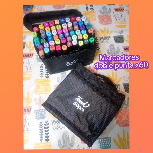 Producto - Marcadores doble punta x60