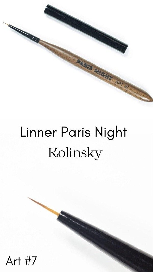 Producto - Pincel linner (pelo natural) Kolinsky - Paris night #7