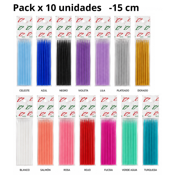 Producto - Vela Perlada 15 cm x10