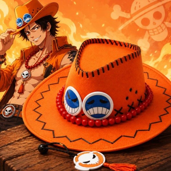 Producto - SOMBRERO ONE PIECE - PORTGAS D. ACE