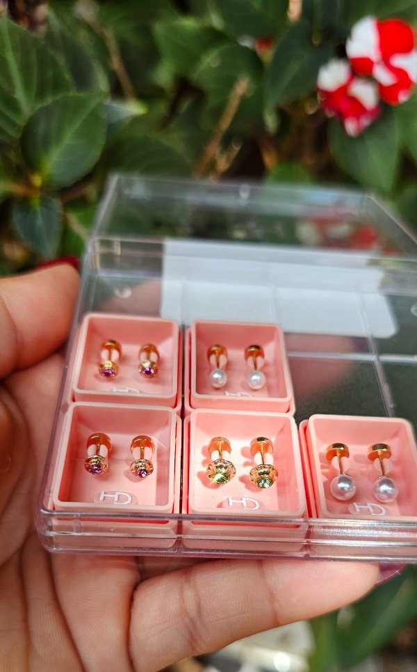 Producto - Abridores con perno de oro